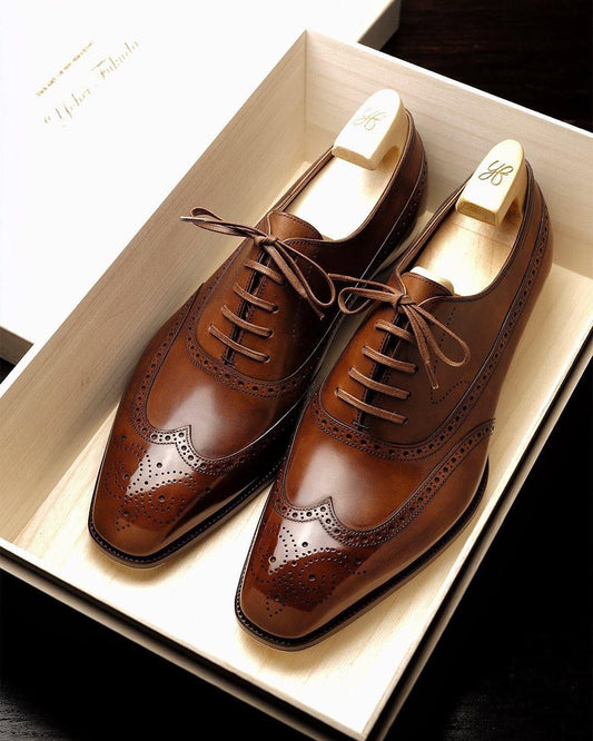 Men's Genuine Leather Oxford Shoes