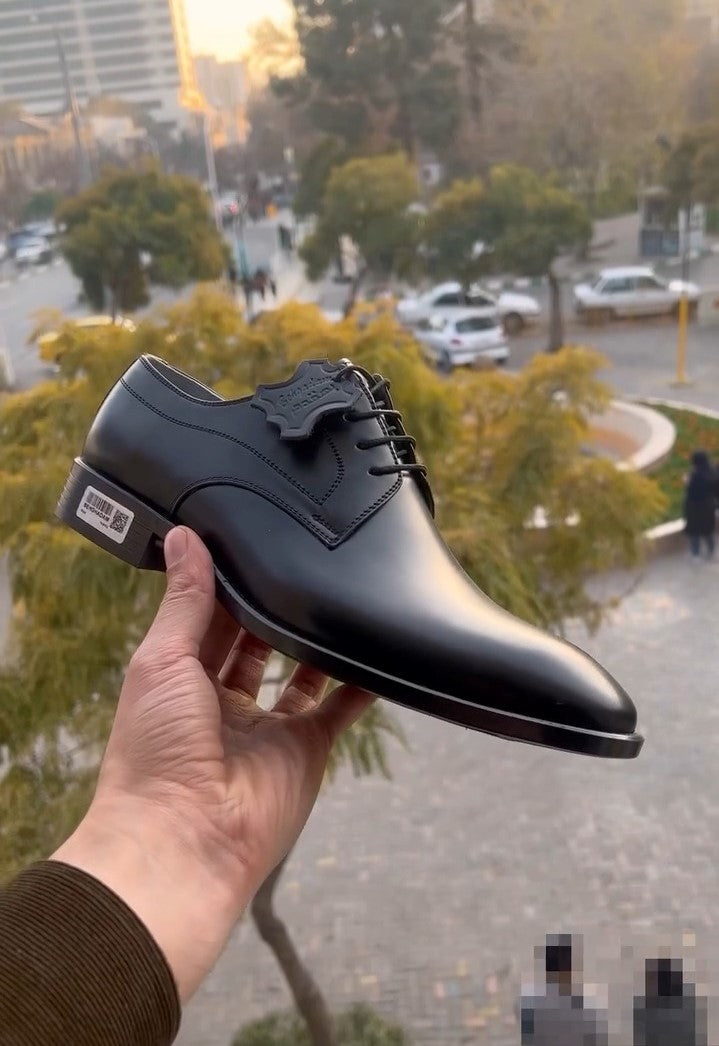 Men's Classic Black Party Leather Shoes