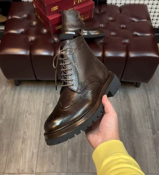 Men's Luxury Quality Fashionable Leather Boots