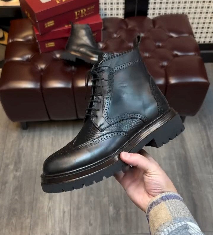 Men's Luxury Quality Fashionable Leather Boots