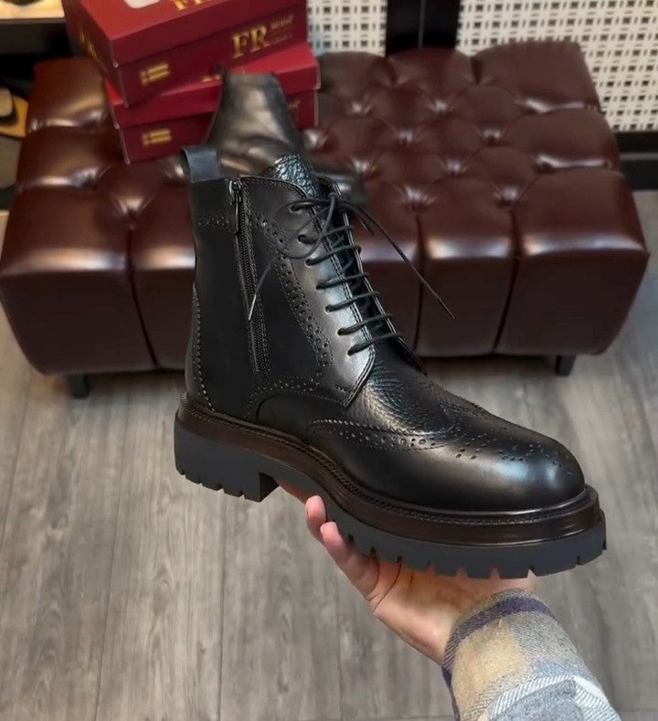 Men's Luxury Quality Fashionable Leather Boots
