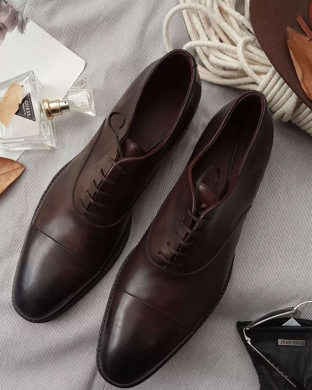 Men's Formal Lace-up Oxford Leather Shoes