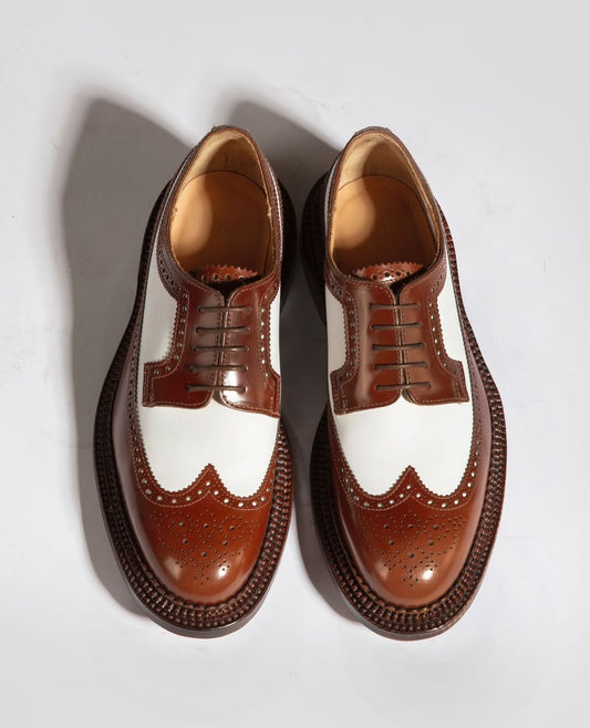 Elegant Two-tone Calfskin Shoes