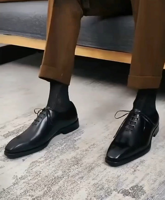 Men's Stylish Classic Black Dress Shoes