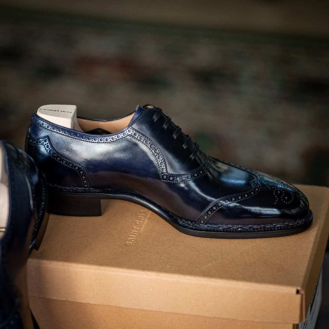 Genuine Cowhide Handmade Men's Oxford Shoes