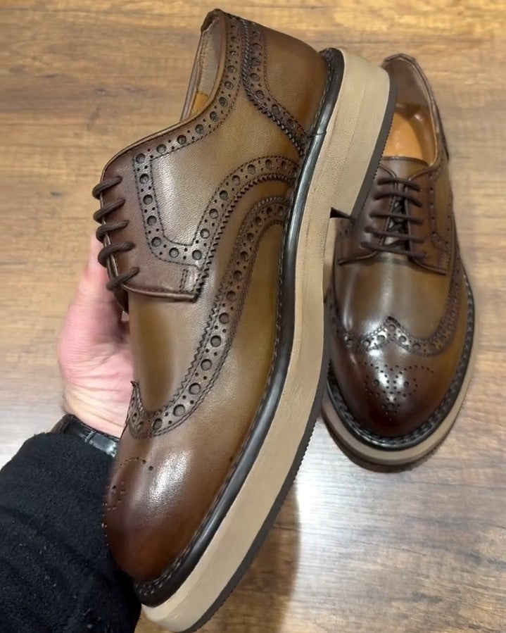 Men's Leather Handmade Casual Shoes