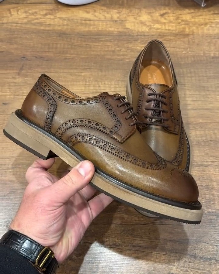 Men's Leather Handmade Casual Shoes