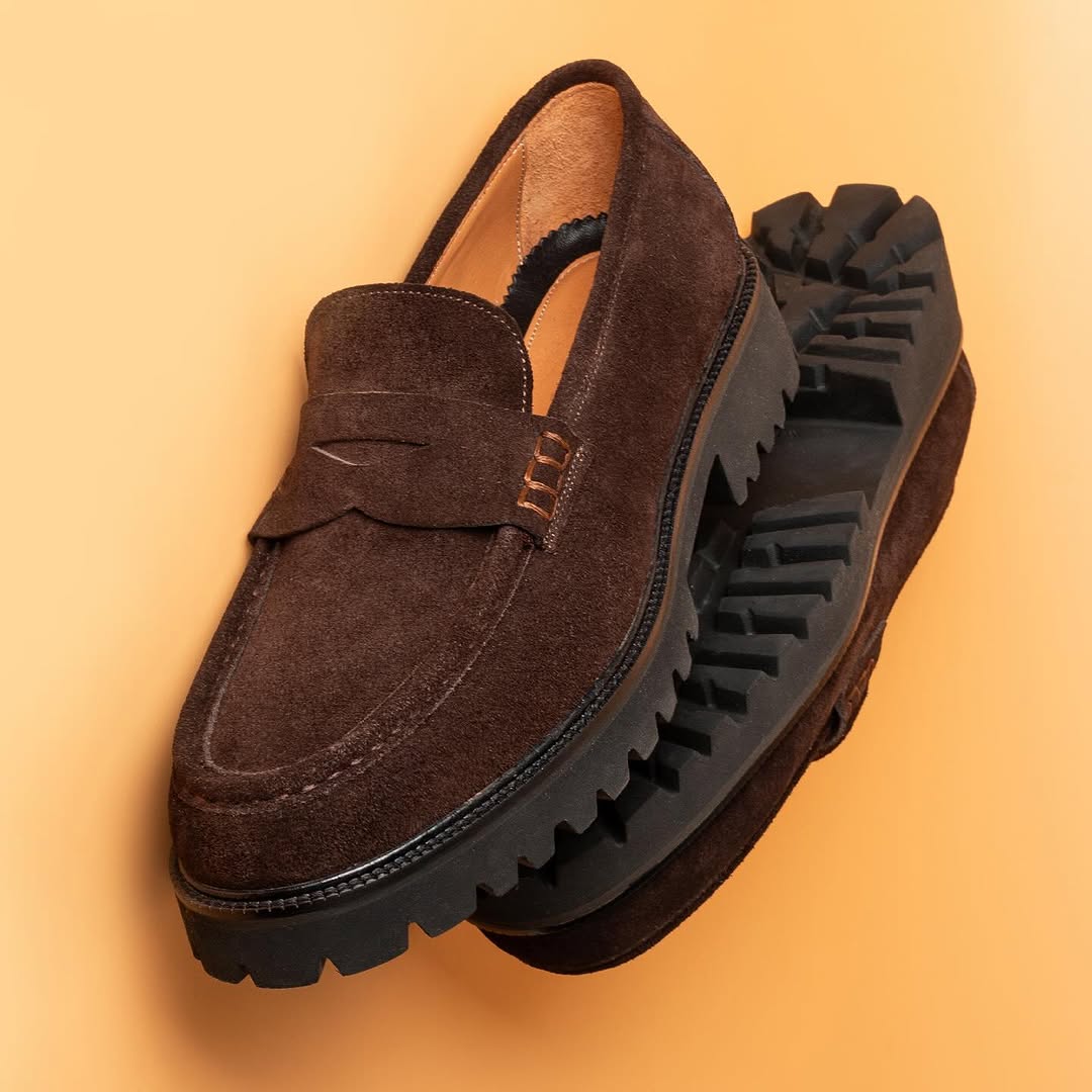 Brown Suede Casual Shoes