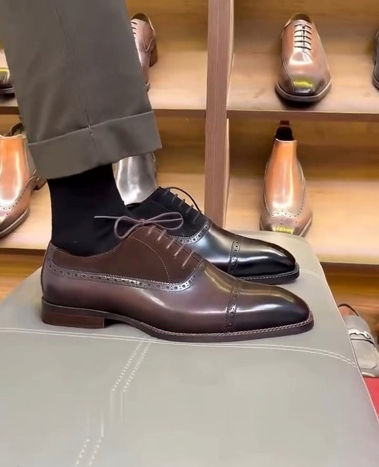 Oxford Suede Leather Shoes