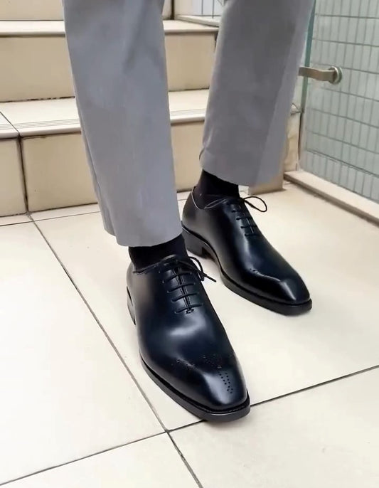Men's Classic Black Oxford Shoes