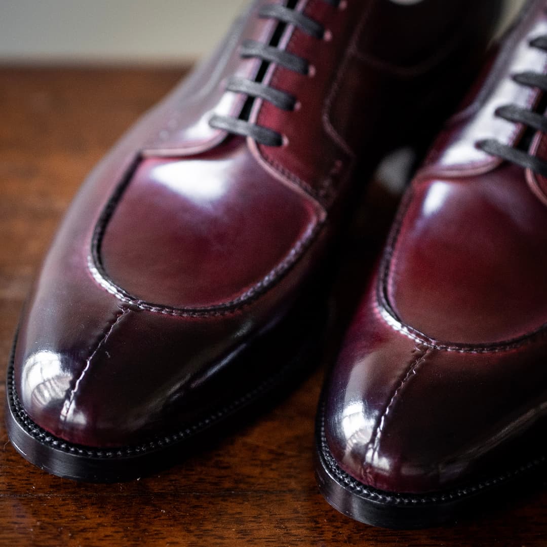 Genuine Leather Men's Handmade Derby Shoes