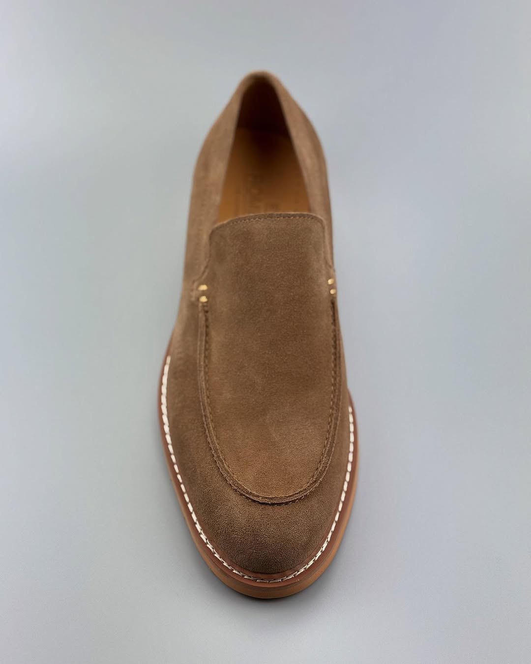 Men's Brown Suede Loafers