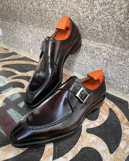 Single Monk Strap Shoes