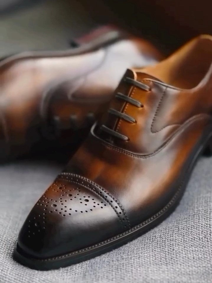 Men's Handmade Gentleman Leather Shoes