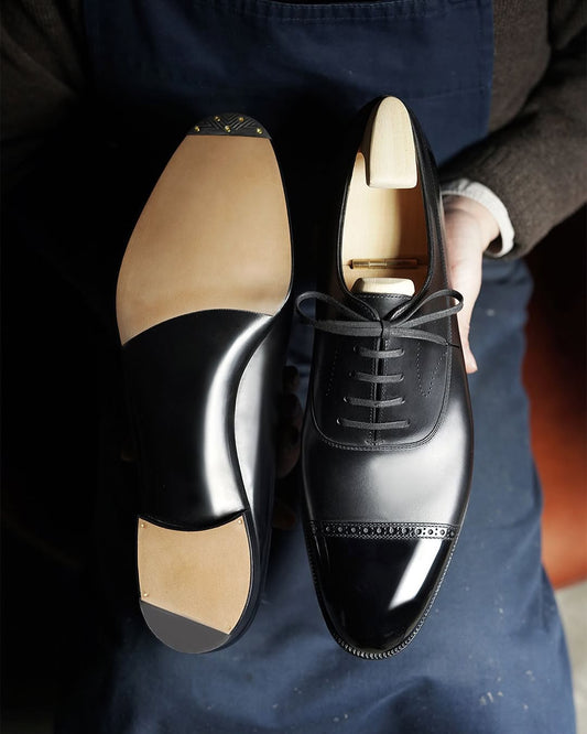 Men's Black Exquisite Leather Shoes