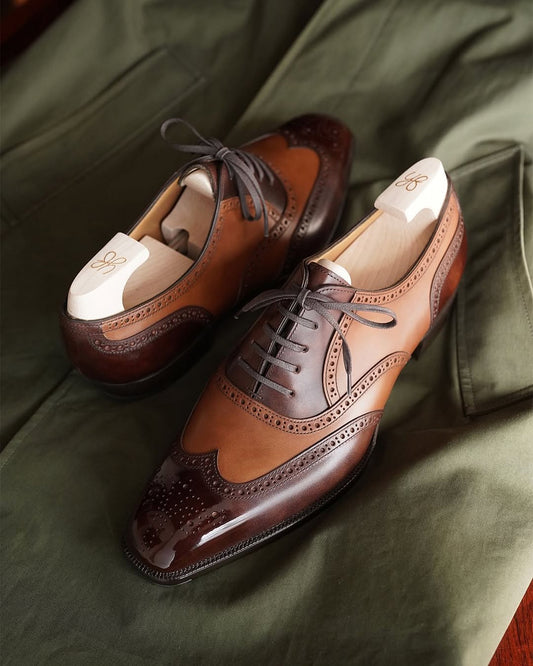 Colorblock Oxford Shoes