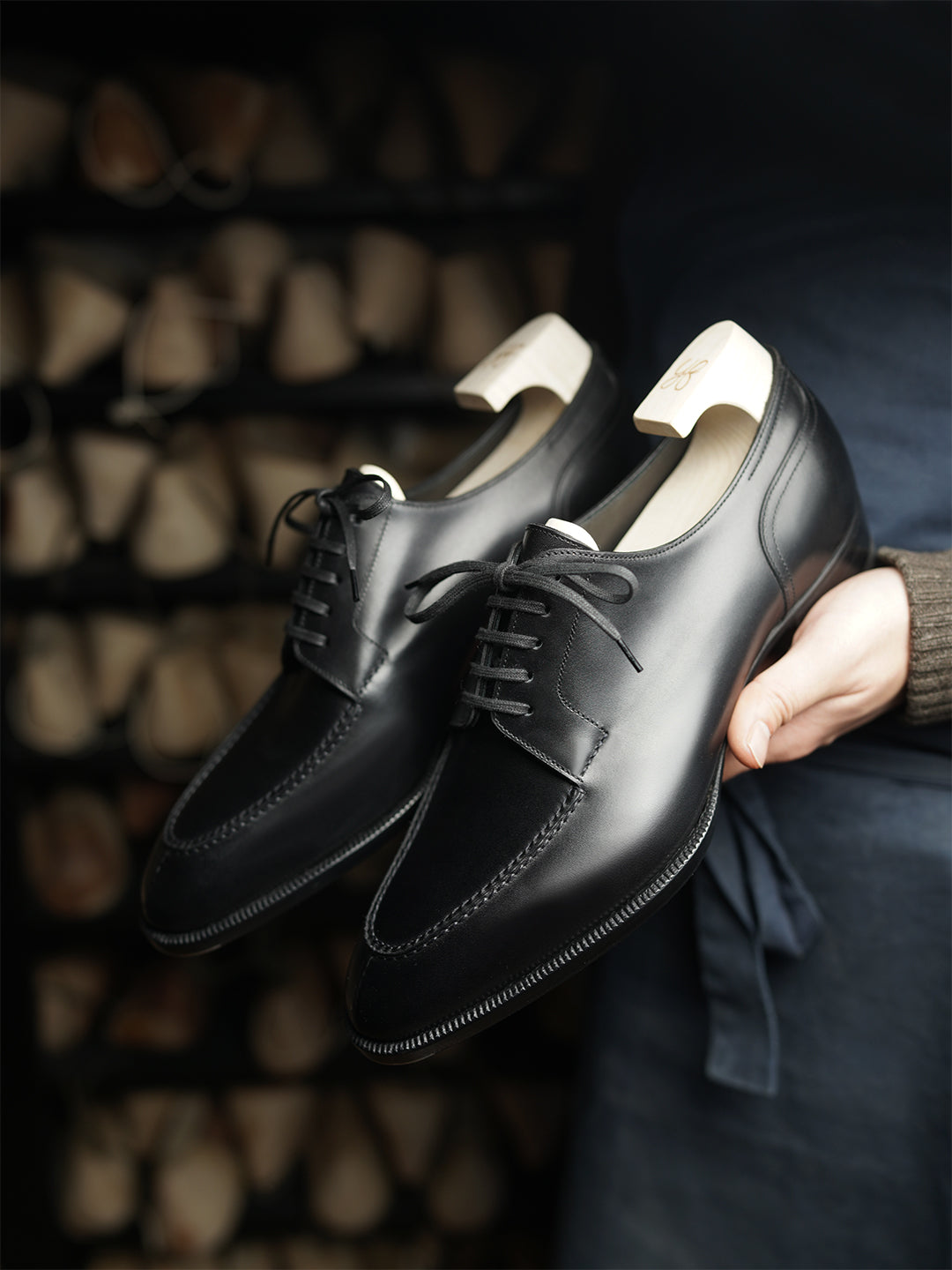 Men's Handmade Classic Derby Shoes