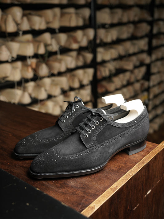 Men's Suede Derby Shoes