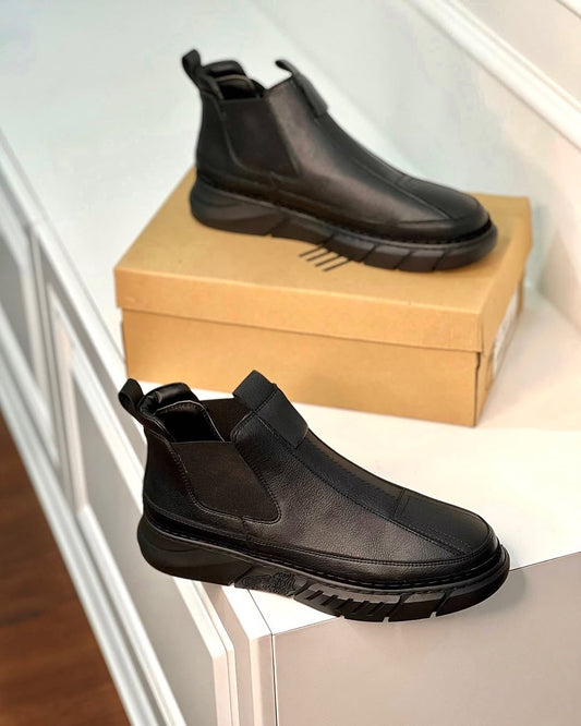Men's Leather Ankle Boots