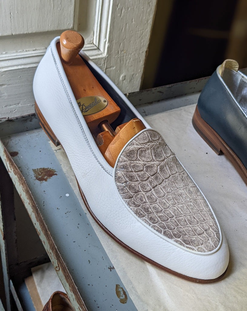 Loafers - Crocodile & White Deer