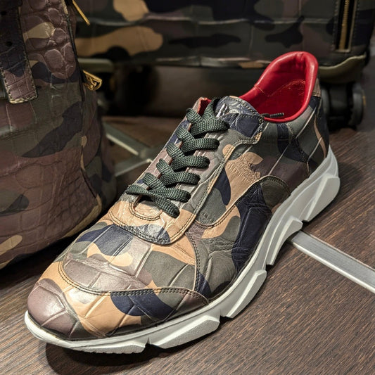 Sneakers - Camouflage Crocodile