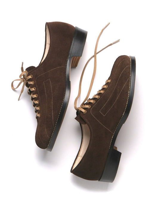 Mens Brown Suede Casual Shoes