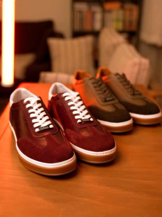 Men's Stylish Leather Sneakers