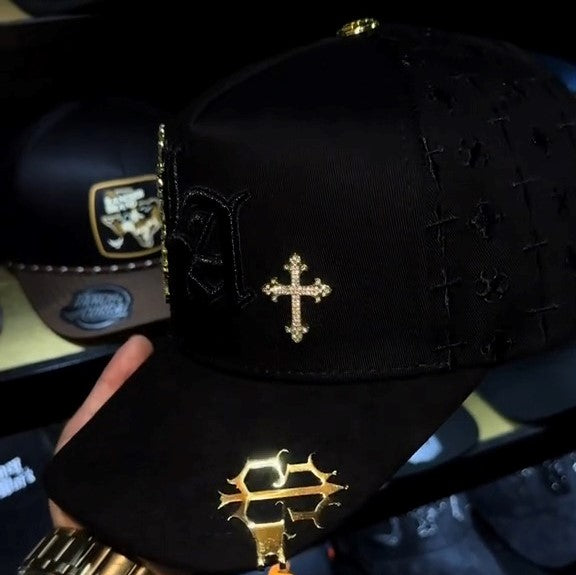 Gold Chrome Adjustable Cap