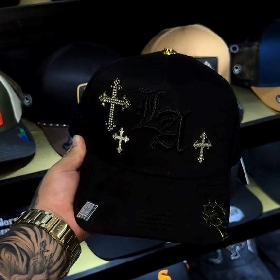 Gold Chrome Adjustable Cap