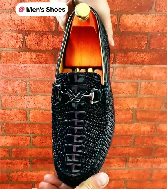 Men’s Black Luxury Loafers