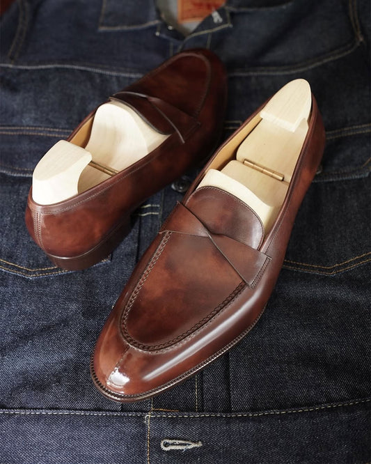 Men's Handmade Butterfly Loafers