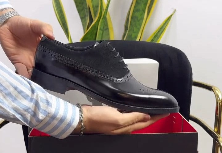 Men's Semi-suede Leather Shoes