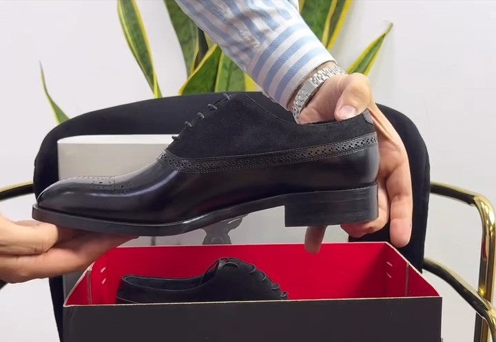 Men's Semi-suede Leather Shoes