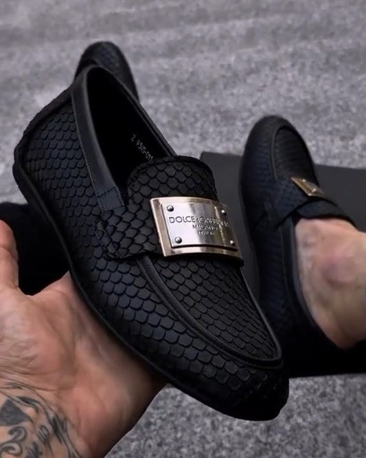 Black Luxury Casual Loafers