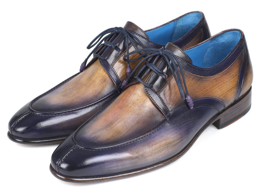 Ghillie Lacing Camel & Purple Dress Shoes