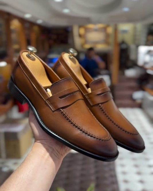 Brown Classic Loafers