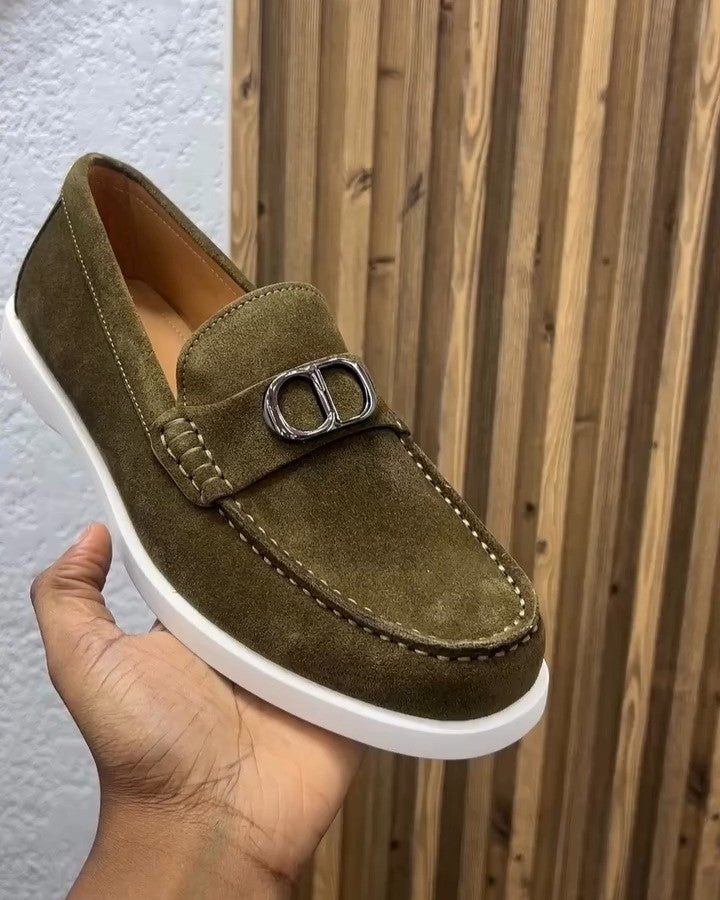 Men's Suede Handmade Loafers