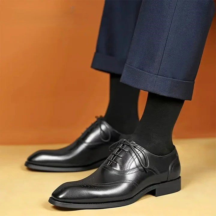 Men's Italian Cowhide Oxford Shoes