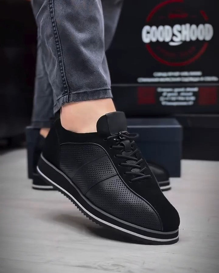 Men's Black Casual Sneakers