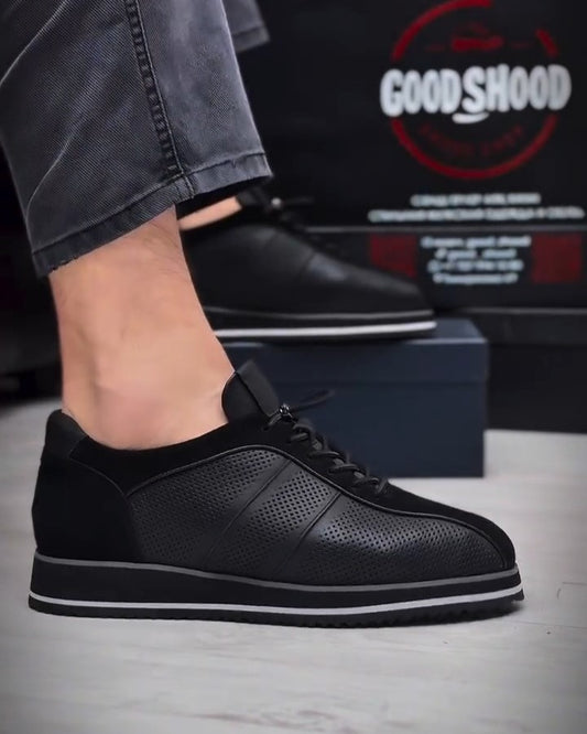 Men's Black Casual Sneakers