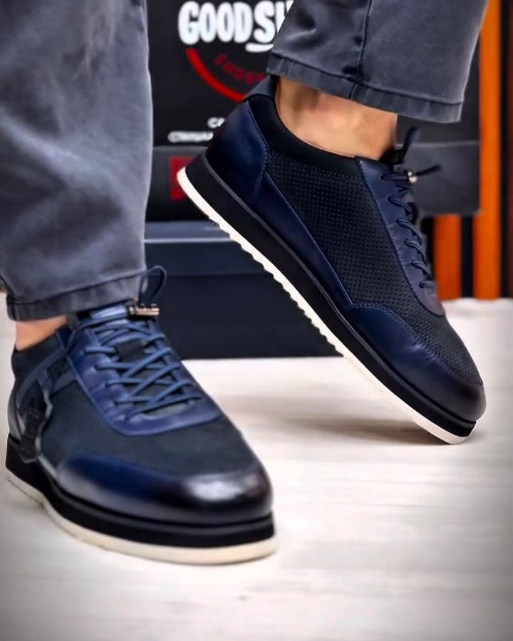 Men's Navy Casual Sneakers