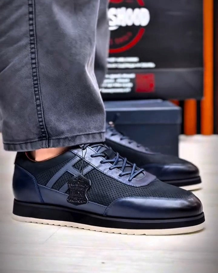 Men's Navy Casual Sneakers