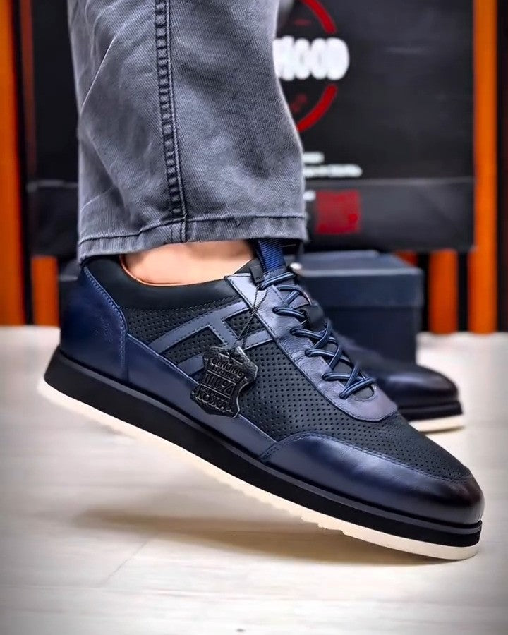 Men's Navy Casual Sneakers