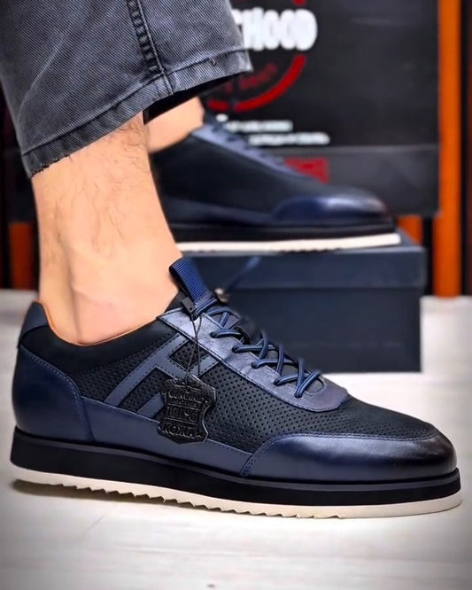 Men's Navy Casual Sneakers
