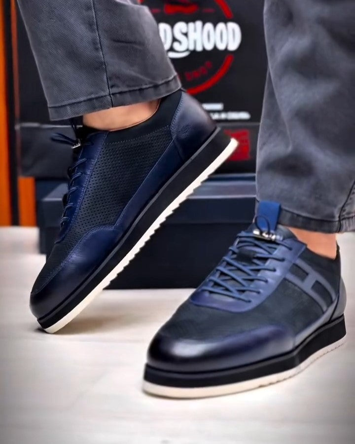 Men's Navy Casual Sneakers