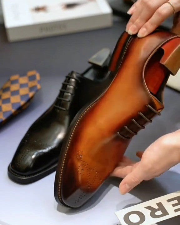 Men's Genuine Leather Luxury Oxford Shoes