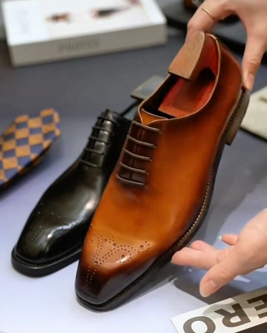 Men's Genuine Leather Luxury Oxford Shoes