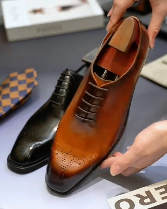 Men's Genuine Leather Luxury Oxford Shoes