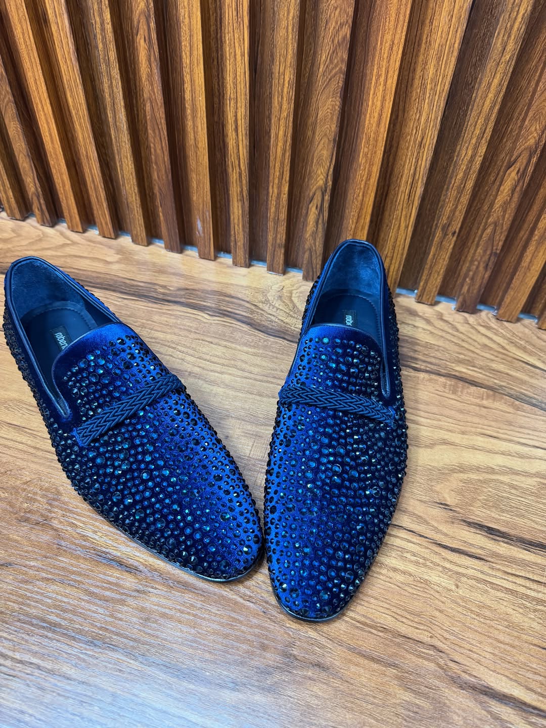Men's Sparkling Diamond Loafers