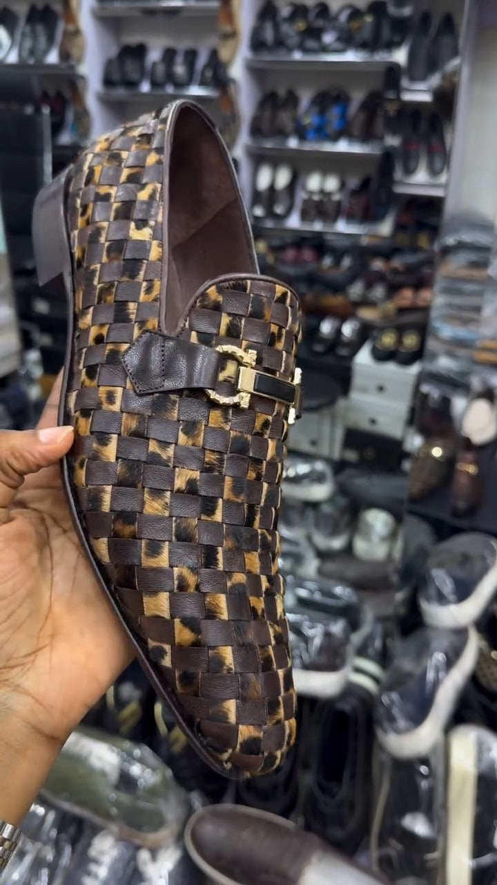 Men's Personalized Leather Loafers